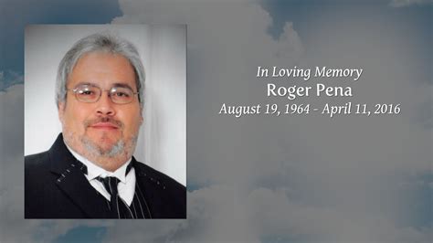 Roger Pena Tribute Video