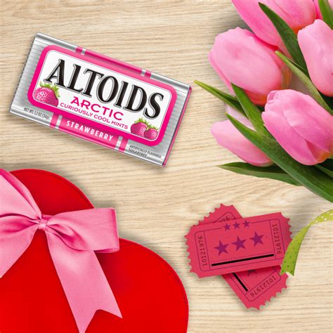 Altoids Arctic Strawberry Sugarfree Mints Single Pack 12 Oz Altoids