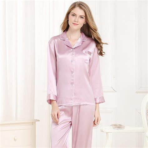 Solid Pure Mulberry Silk Pajama Set For Women Pink At Rs Piece In