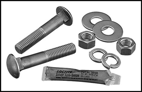 Duraflex 58 X 3 12 Carriage Stainless Steel Board Bolt With Nut