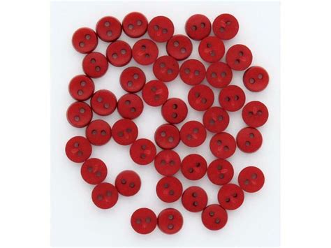 Tiny Round Red Buttons Buttons Basic Craft Supplies Craft