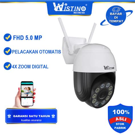 Wistino Cctv Wifi Kamera Ip 2mp Tahan Air Kamera Peluru Luar Ruangan