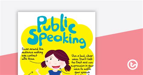 Public Speaking Poster | Public speaking poster, Public speaking, Teaching