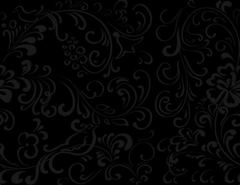 Black Floral Backgrounds See To World