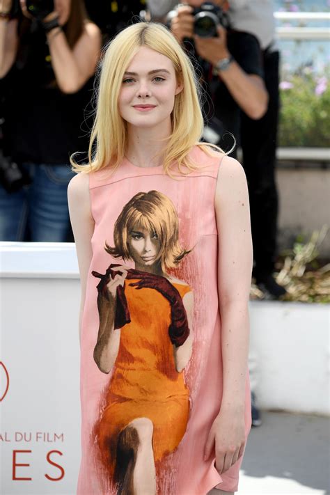 Elle Fanning At How To Talk To Girls At Photocall At Cannes Film