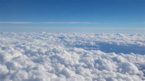 Aerial View Above Clouds In Sky Free Stock Footage Public Domain Youtube