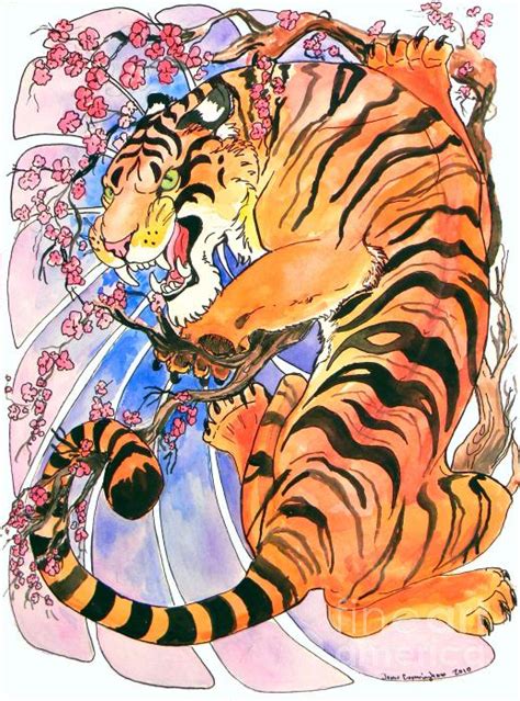 Japanese Tiger Art