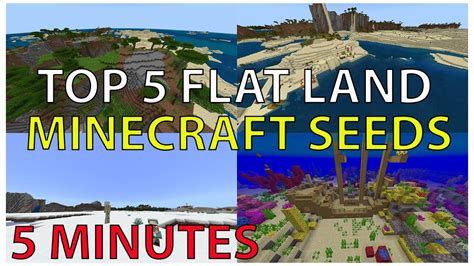 Top 5 Best Flat Land Minecraft Seeds 2022 In 5 Minutes Minecraft