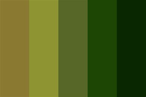Olive Green Color Chart