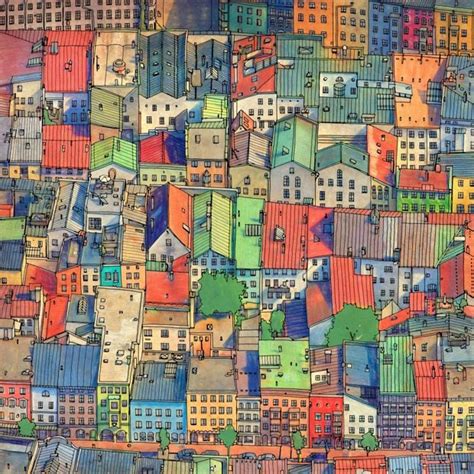 Featuring all the famous landmarks of the beautiful and vibrant. Fantastic Cities: 48-Page Urban Coloring Book Made for ...