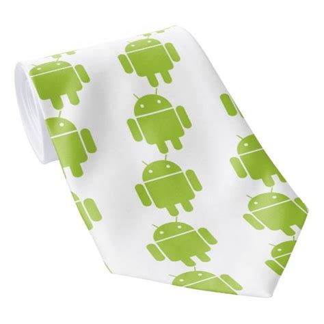 Android Green Robot Logo Tie
