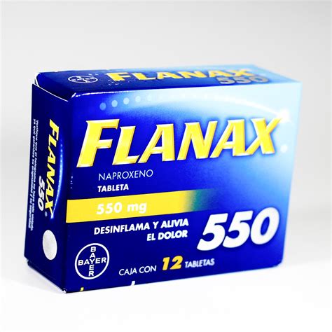 Flanax Mg Tab C Antiinflamatorio Pharmamex