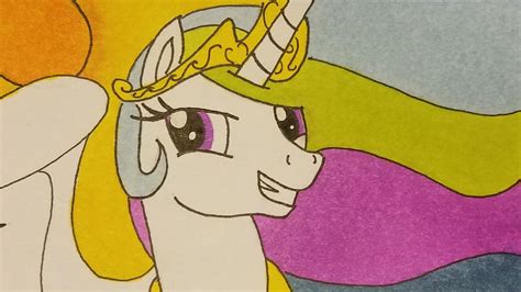 Princess Celestia Grinning By Tempetepolaire On Deviantart