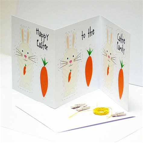 Personalised Easter Activity Card By Spotty N Stripy Easter