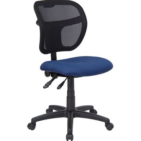 Flash Furniture Mid Back Navy Blue Mesh Swivel Task Office Chair With