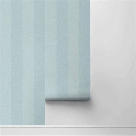 Stacy Garcia Home Peel And Stick Chevy Hemp Blue Bell Wallpaper Onlinefabricstore