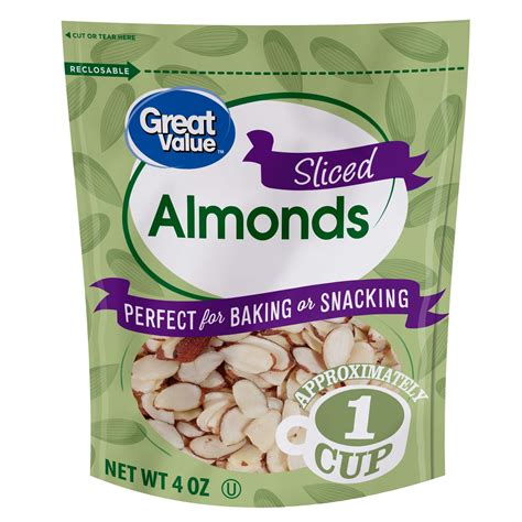 Great Value Sliced Almonds 4 Oz