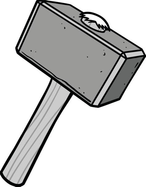 Cartoon Of Sledge Hammer Illustrations Royalty Free Vector Graphics