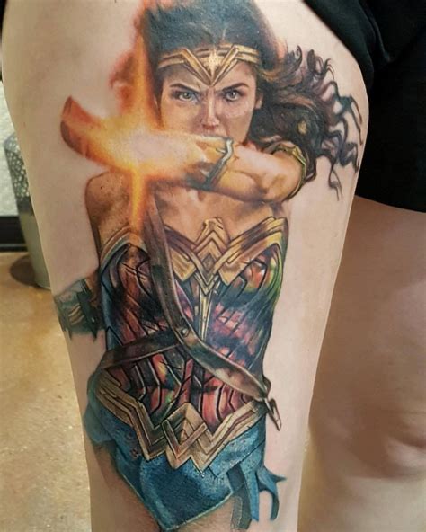 Wonder Woman Tattoo Gal Gadot Wonderwoman Clubtattoo