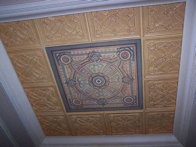 View our resources for tin ceiling, tin backsplash, tin wall, and tin crown molding installations. How to Paint and Distress Tin Ceiling Tiles | Ceiling ...