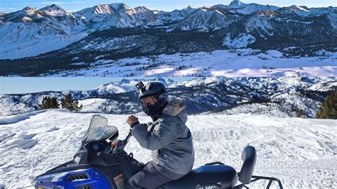Snowmobiling In Mammoth Lakes Youtube