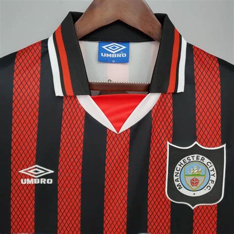 Camiseta Alternativa Retro Manchester City 199596 Trizhop