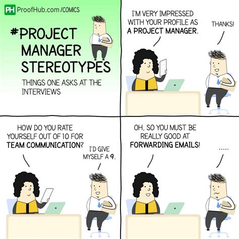 Project Manager Stereotypes Comic Strip With Nick And Nancy