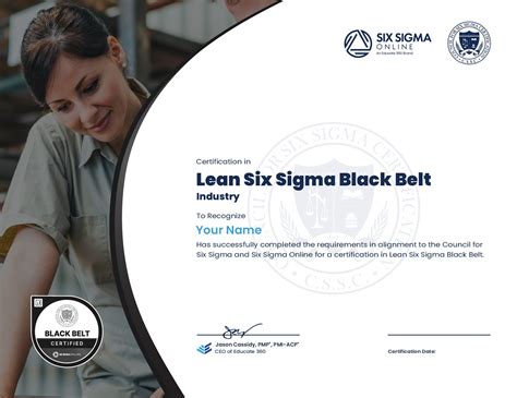 Lean Six Sigma Black Belt Certification In E Commerce Six Sigma Online