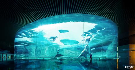 Pictury Personal Work On Behance Aquarium Architecture 3d