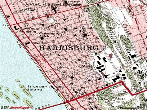 Harrisburg Zip Code Map Map Vectorcampus Map