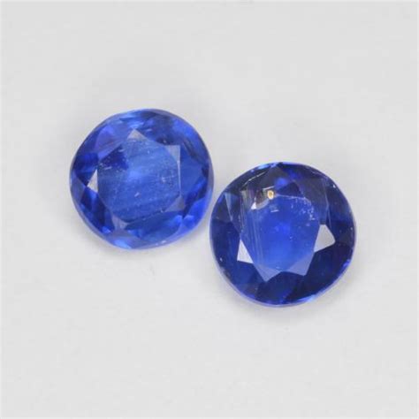 03ct 2 Pcs Dark Blue Kyanite Gems From Nepal