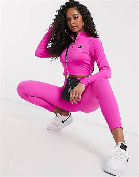 Nike Air Ribbed Pink Tracksuit Asos