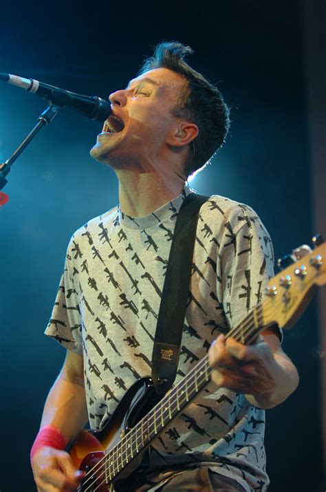 In response to the news, his bandmate, travis barker, told. Mark Hoppus performs with +44 on Tuesday, May 22, 2007, at ...