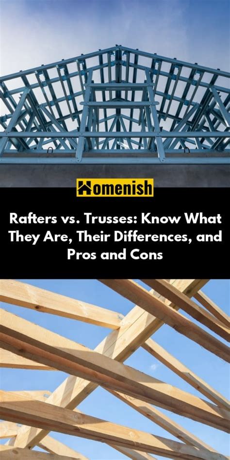 Rafters Vs Trusses Know What They Are Their Differences And Pros