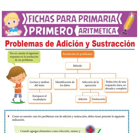 Problemas De Adicion Y Sustraccion Para Niños De Primer Grado De