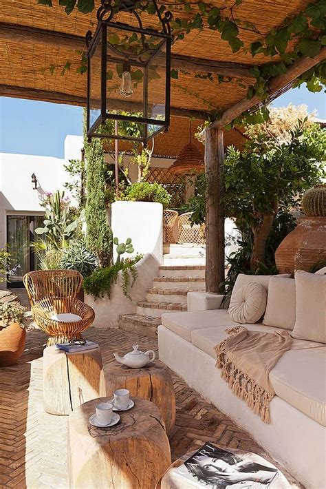 Modern Mediterranean Backyard Makeover On A Budget Outdoor Rooms