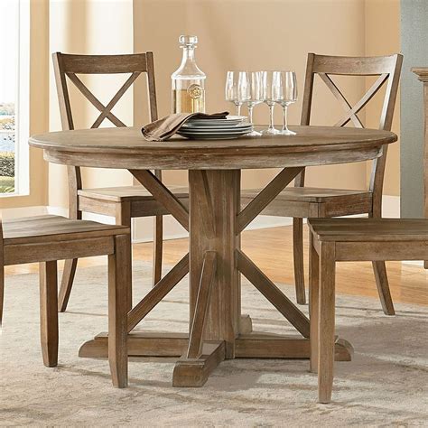 Small round tables for two start at a diameter of 2 6 76 cm and grow up to sizes for four to six people at of 3 4 6 91 137 cm. Savannah Court Round Dining Table by Standard Furniture ...