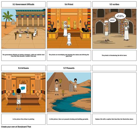 daily life in ancient egypt storyboard by 76d4e0f5