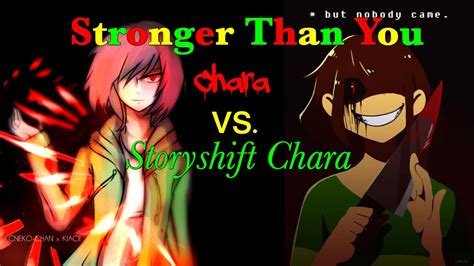 Chara Vs Storyshift Chara Stronger Than You Duet Youtube