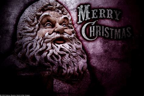Free Download Creepy Christmas Wallpaper By Redandwhitedesigns