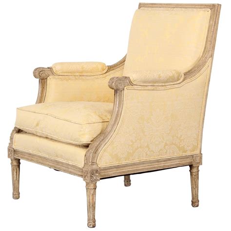 French Louis Xvi Style Bergere Chair 1950 At 1stdibs