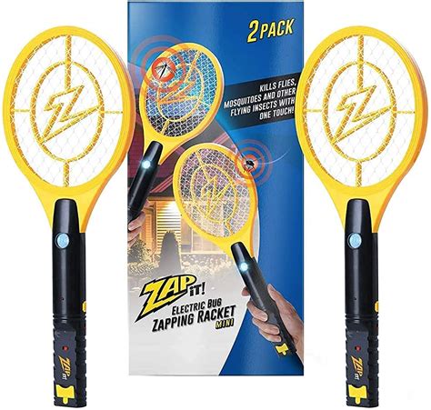 Buy Zap It Electric Fly Swatter Racket And Mosquito Zapper High Duty