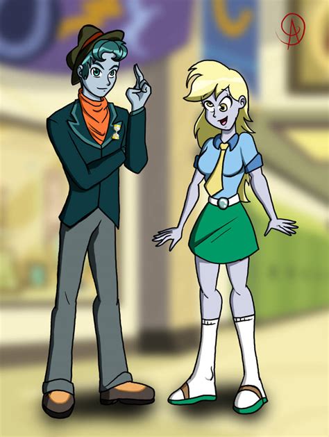 Equestria Girls Doctor And Derpy By Chillguydraws On Deviantart