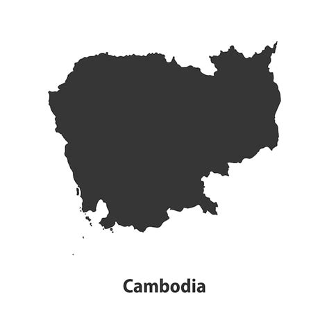 Political Map Of Cambodia Isolated On White Background Vector Sexiz Pix