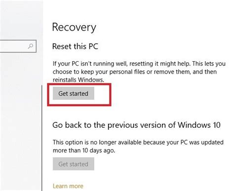 How To Factory Reset Windows 10 Make Tech Easier