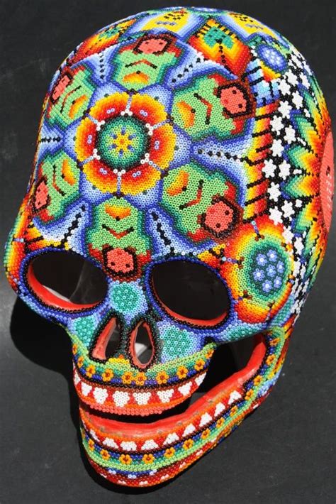 Ver más ideas sobre alebrijes, alebrijes de oaxaca, arte mexicano. IMG_2650.JPG (533×799) | Arte huichol, Cráneos y calaveras ...