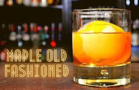 Maple Old Fashioned Cocktail Recipe Wicki Wacki Woo