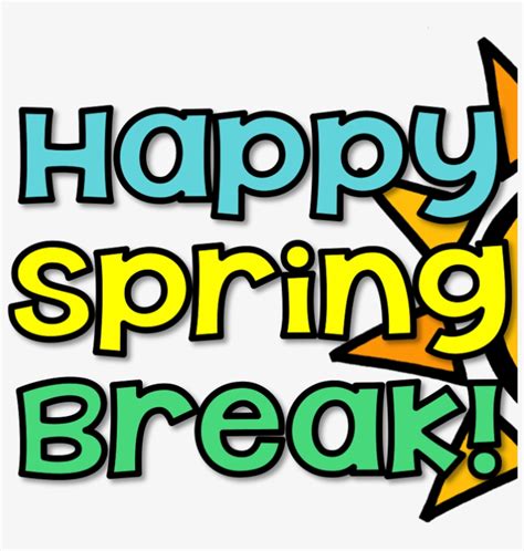 Black And White Spring Break Clip Art Png Image Transparent Png Free
