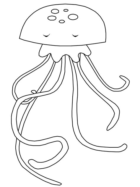 Coloring pages will help lure you with a useful developmental affair. Printable Ocean Jellyfish Animals Coloring Pages ...
