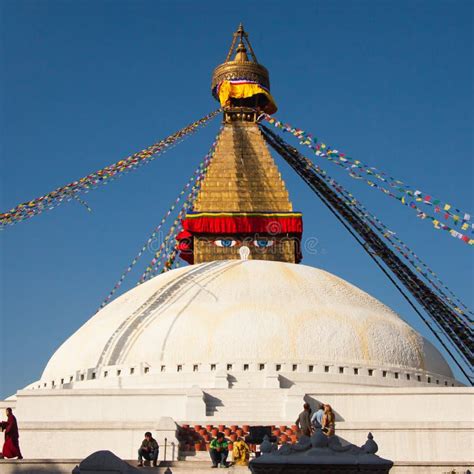 Boudhanath Stupa In Kathmandu Nepal Editorial Stock Image Image Of